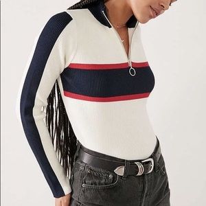 UO Half-Zip O Ring Sweater